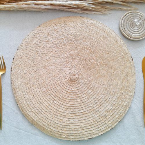 Set of 4 Double-sided Palm Placemat