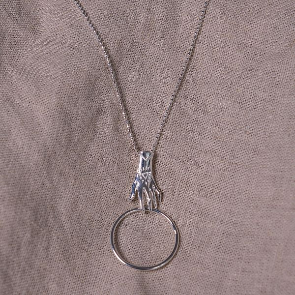 Electro Bunny Necklace (XL) Silver Green
