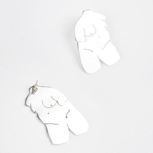 Febe Silver Earrings - Memoir Collection