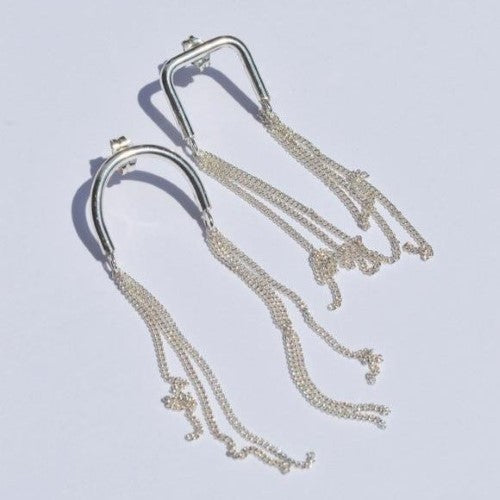 Mulata Silver Earrings - Mi Tierra Collection