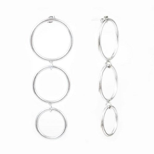 Ocaso Silver Earrings - Memoir Collection