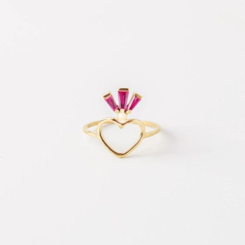 Milagrito Gold-plated Silver Ring