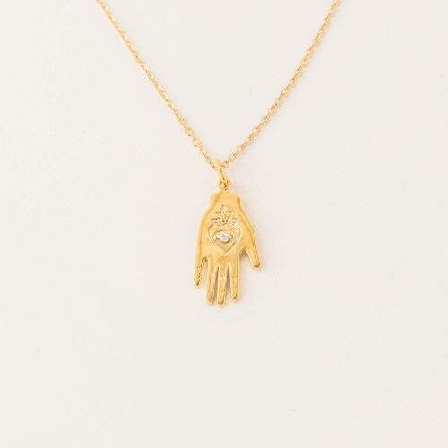 Raise your Hand for Mexico Gold-plated Silver Pendant
