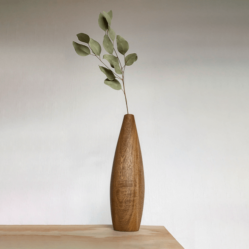 Almendra Wooden Vase