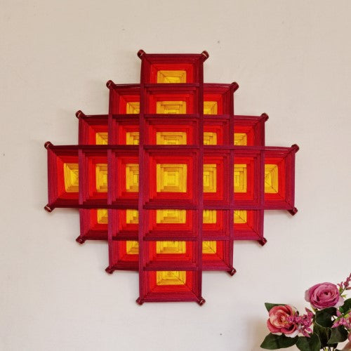Fire Mandala Wall Hanging