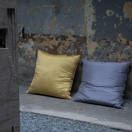 Cushy Pillow with Removable Silk Cover