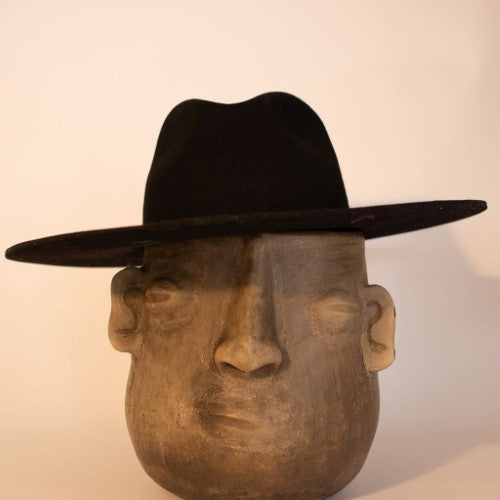 Handmade Oaxaca Wool Curvy Top Hat
