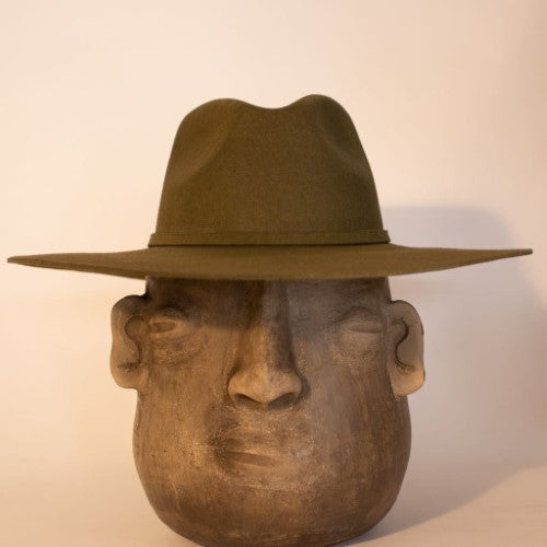Handmade Oaxaca Wool Curvy Top Hat