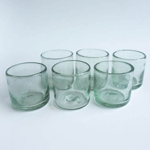 Green Water Glasses - Set of 6 — The Nopo