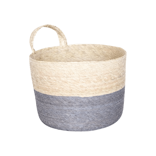 Jacinto Palm Basket with Hanging Handle