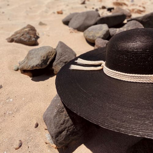 Hand-Crafted Todos Santos Shell Beach Hat
