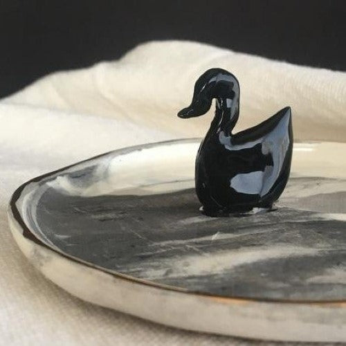 Swan Jewelry Plate