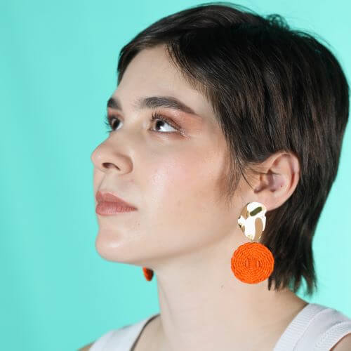 Angelica Wicker Earrings