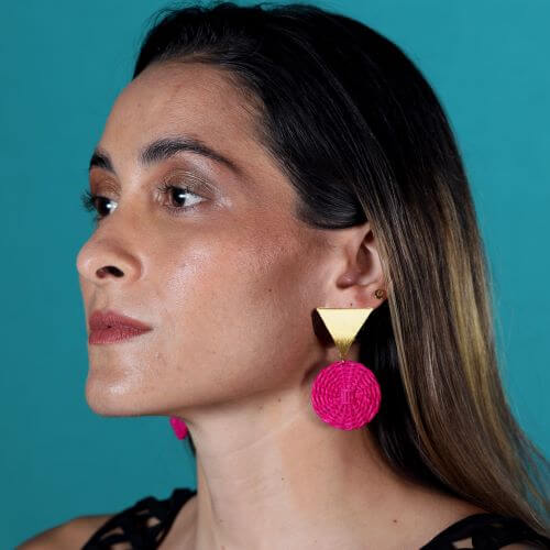 Claudia Wicker Earrings