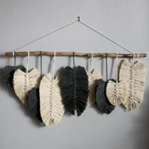 Nine Feathers Wall Hanging