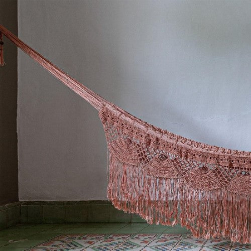 Fan Crochet Nylon Hammock