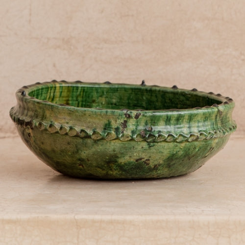 Emerald Green Tamegroute Bowl
