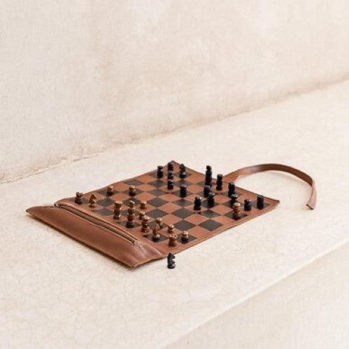 Premium Leather Chessboard