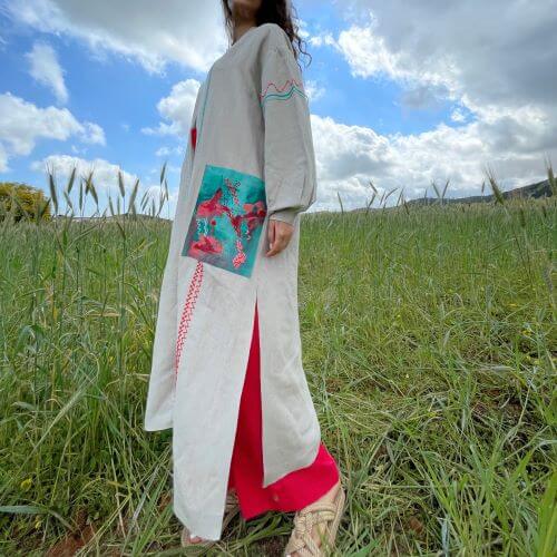 Abir Painted Kimono