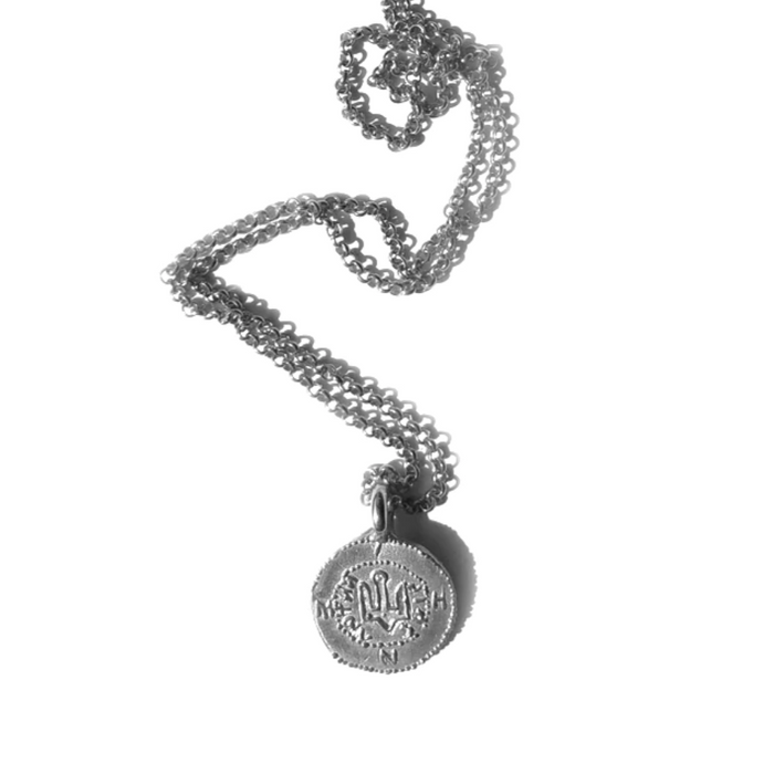 Silver Pendant Necklace "ZVIR"